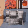 thumbnail image 3 of Black Grey Throw Pillow Covers 18x18 Set of 2, Abstract Art Decorative Throw Pillow Covers Modern Abstract Soft Polyester Pillowcase Outdoor Cushion Cover for Sofa Couch Farmhouse Room Bed, 3 of 6