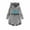 Gray, variant on WXLWZYWL Womens Christmas Hoodies Fleece Cute Cat Ear Hooded Loose Sweatshirt Xmas Graphics Printed Fuzzy Warm Long Hoody Jumper Button Down Pullover Fall Winter Coats
