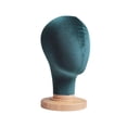 thumbnail image 2 of Serenable Mannequin Head Hat Rack Sturdy Manikin Head Model Space Saving Multifunctional Tabletop Holder for Salon Home Retail Shop Green, 2 of 9