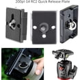 thumbnail image 3 of ERDS-2 PCS Quick Release Plate Tripod Camera for Manfrotto Mount Plate 200pl-14 RC2 Cameras Tripod Head, 3 of 4