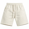 thumbnail image 5 of Admvng Mens Shorts Big & Tall Drawstring Elastic Waist Workout Shorts for Summer Casual Running, 5 of 5