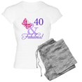 thumbnail image 1 of CafePress - 40 And Fabulous - Women's Light Pajamas, 1 of 1