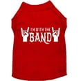 thumbnail image 6 of Pet Dog  Cat Shirt Screen Printed, "I'm With The Band", 6 of 11