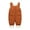 Brown, variant on GYRATEDREAM Toddler Kids Baby Boy Girl Fleece Overalls Suspender Pants Solid Straps Trousers Halter Romper Jumpsuit Bottom Outfit for 6-12M Red