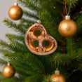 thumbnail image 3 of Northlight Salted Soft Pretzel Glass Christmas Ornament - 4.5", 3 of 7