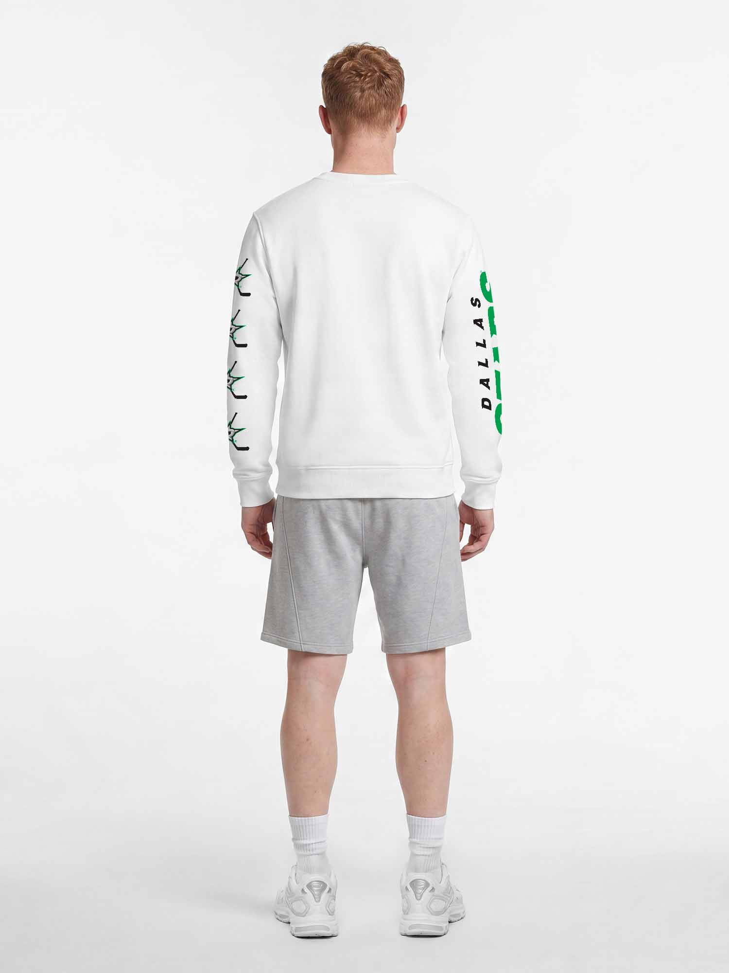 Dallas Stars Reebok Mens White Crew Sweatshirt