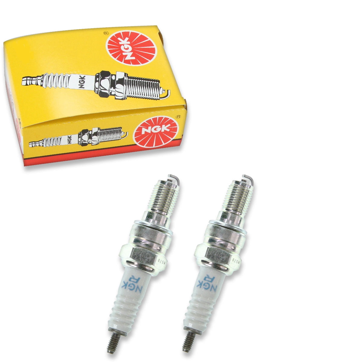 2 pc NGK 5666 Standard Spark Plugs for 4127 98059-58916 B8RH RGU94C U24FER9 Ignition Wire Secondary