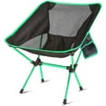 thumbnail image 1 of Kunova (TM) Green Color Aluminum Camping Chairs, Folding Backpacking Chair, Outdoor Chairs, Lawn Chairs Chaise Camping Pliante Portable Chair Chaise de Camping Chairs for Adults, 1 of 6