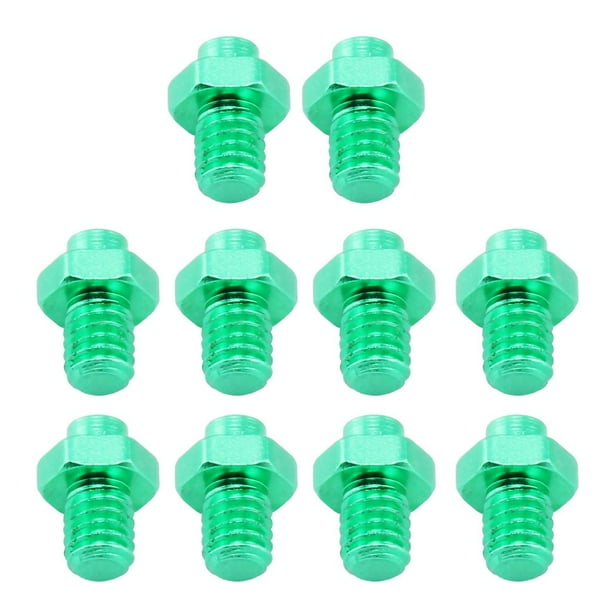 10pcs Pernos Antideslizantes de Pedal Agradable Color Práctico Bicicletas shamjiam Tornillos de pedal de bicicleta