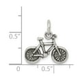 thumbnail image 3 of White Sterling Silver Charm Pendant Men'S 19 mm 18, 3 of 3