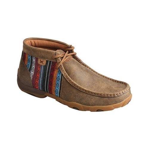 twisted x women's embroidered filigree driving mocs