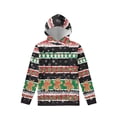 thumbnail image 3 of Suhoaziia Christmas Hoodies for Kids Boys Girls 14-16 Long Sleeve Xmas Gift Pullover Tops Novelty Santa Claus Gingerbread Graphic Print Hoodie, 3 of 7
