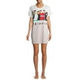 thumbnail image 4 of Friends Short Sleeve Crew Neck Graphic Print Sleepshirt (Women's) 1 Pack, 4 of 7