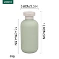 thumbnail image 2 of Travel Shampoo Bottles, Leak-Proof Flip-Top Containers for Toiletries, 1-Pack Set with 200ml Size, HDPE Plastic for Lotion, Conditioner, and Shower Gel, 2 of 4