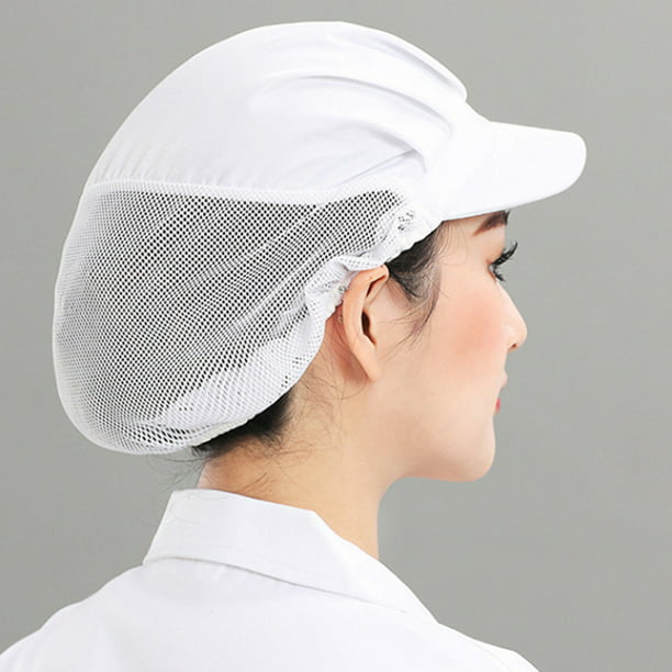 Kitchen Hat For Catering Anti Hair Loss Anti Oil Breathable Mesh Work Hat  For Men And Women (1PC) 