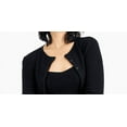 thumbnail image 3 of Nia Women's Olivia Cardigan & Crop Top Twinset Gray Size M, 3 of 3