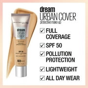 Maybelline Dream Urban Cover Full Coverage Foundation, SPF 50, Porcelain, 1 fl. oz.