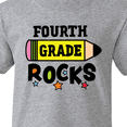 thumbnail image 4 of Inktastic 4th Grade Rocks with Pencil and Stars Youth T-Shirt, 4 of 5