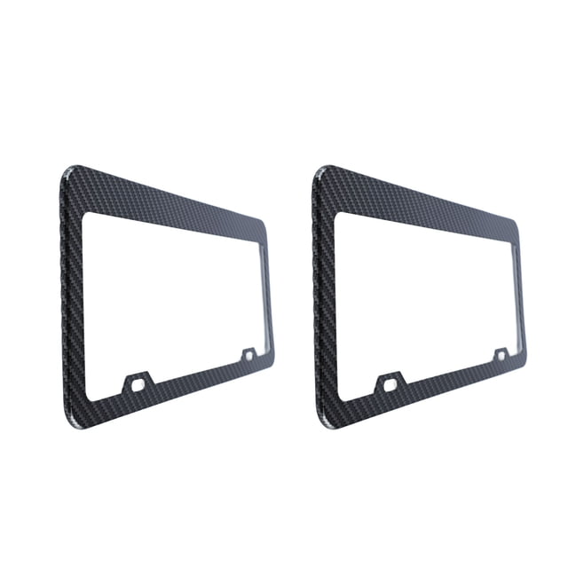 Cubierta de la Placa, 2 Pezas de Diseño Anti -Robo Marcos de Matrícula para El Automóvil