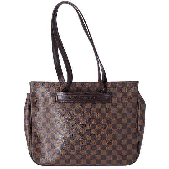 Pre-Owned Louis Vuitton Parioli PM Tote Bag N51123 Damier Ebene Canvas