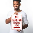 thumbnail image 2 of No Parking Between Signs with Left Arrow Sign,, 2 of 8