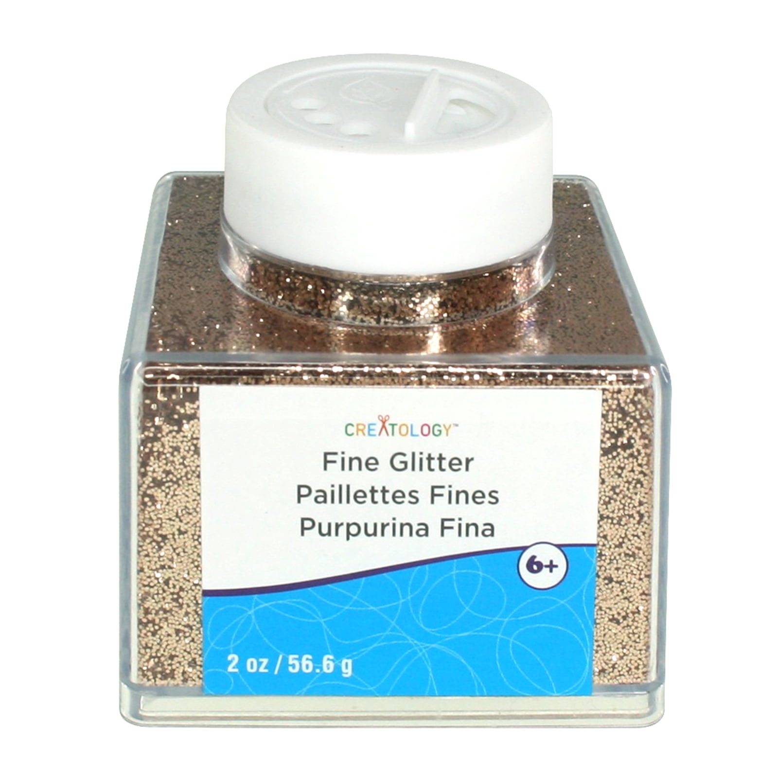 Creatology 2oz. Antique Gold Fine Glitter Stacker, 12 Pack