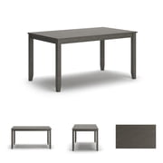 Signature Design by Ashley Caitbrook Gray Dining Table and Chairs - Set of 7