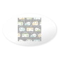 thumbnail image 1 of CafePress - Happy Camper - Sticker (Oval), 1 of 1