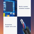 thumbnail image 3 of Kearding Receptor portátil compatible con Bluetooth 5,0 para coche, convertidor de adaptador de Audio AUX de 3,5mm, dispositivo de transmisión Electrónica, 3 of 6