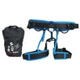 thumbnail image 1 of Safety Harness Half Body AntiFall Outdoors Rock Climbing High Altitude Rappelling Belt(S Blue), 1 of 18