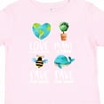 thumbnail image 4 of Inktastic Earth Day Plant a Tree Save the Bees Save the Seas Love Your Mother Earth Boys or Girls Toddler T-Shirt, 4 of 5