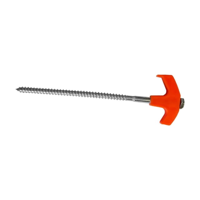 Hexagonal Luminous Nail 8in Screw In Tent Stakes - Ground Anchors Screw In
