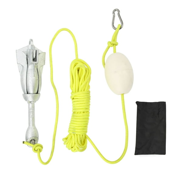 Ship Anchor 4 Anchor Claw Carbon Steel Rust Proof Portable Foldable Marine Anchor Kit for Boats Kayaks