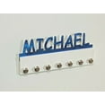 thumbnail image 4 of Custom Personalized Name Made to Order Custom Name or Word Medal Holder, Awards Display Organizer Hanger Rack with Hooks for 60+ Medals, Ribbons, Sports Of A Kind Made To Order With Your Name On It., 4 of 8