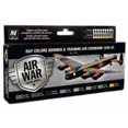 thumbnail image 1 of 17ml Bottle RAF Colors Bomber & Training Air Command 1939-1945 Model Air Paint Set (8 Colors), 1 of 1