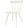 thumbnail image 5 of Side Dining Chair, Set of 2, White, Wood, Modern Contemporary Farmhouse Coastal, Kitchen Room Cafe Bistro Restaurant Hospitality, 5 of 10