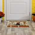 thumbnail image 3 of CASAFUN Happy Halloween Soft Rugs Bedside Carpet Door Mat,Pumpkin Ghost Skull Bat Halloween Decoration Home Entrance Floor Mat Welcome Mat,Non Slip Modern Home Decor for Hallway Front Porch Patio, 3 of 3
