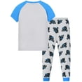 thumbnail image 5 of WIBACKER Cotton Toddler Dinosaur Pajamas Boys Kids Soft Short Sleeve Tops Long Pants Summer 2-9Y Pjs Set 2pcs, 5 of 12