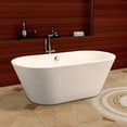 thumbnail image 5 of Vanity Art 67" x 32" Acrylic Freestanding Bathtub Contemporary Soaking Tub with Overflow and Pop-Up Drain, VA6804, 5 of 5