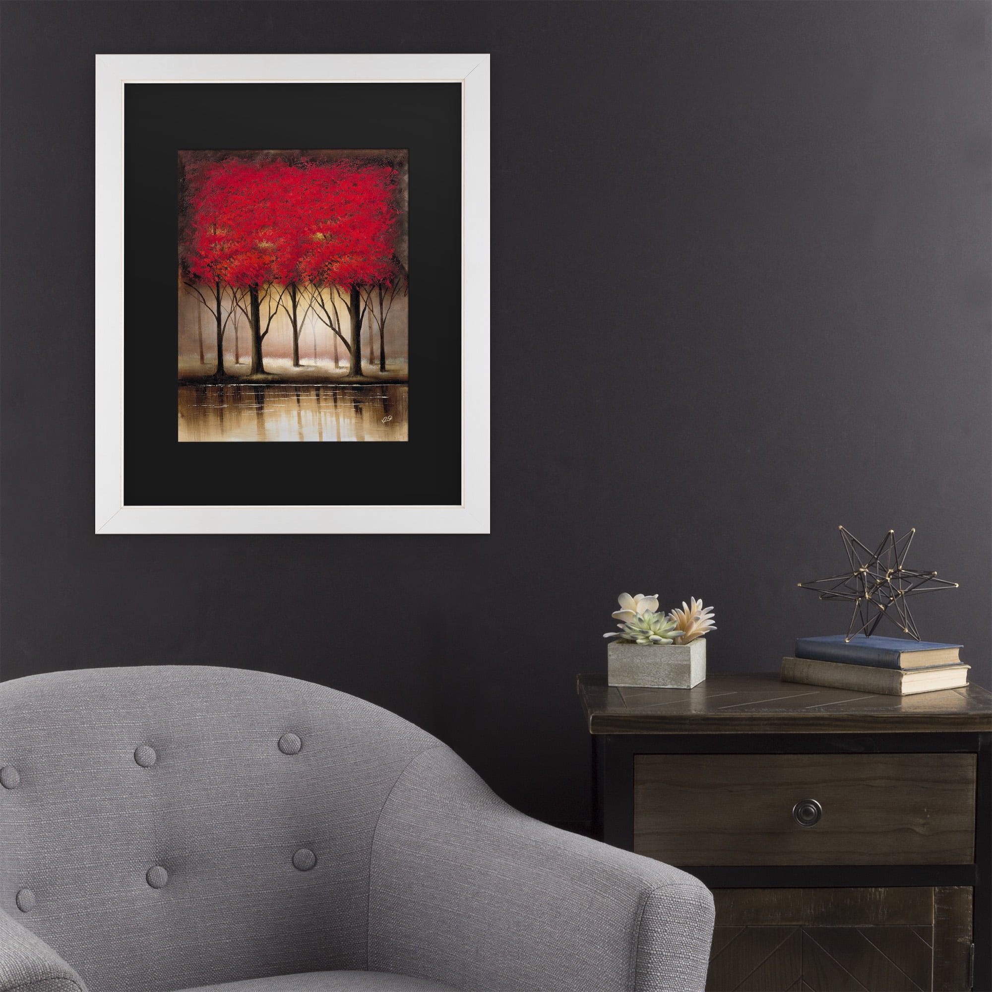 Trademark Fine Art 'Serenade in Red' Canvas Art by Masters Fine Art