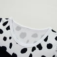 thumbnail image 4 of Girl Dalmatian Costume Polka Dots Dress w/Wig Gloves Mask for Halloween Dress up, 4 of 8