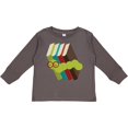 thumbnail image 3 of Inktastic Bookworm Books Reading Boys or Girls Long Sleeve Toddler T-Shirt, 3 of 5