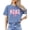 Blue Jean Shirt, variant on Trendy Floral Mama Shirt for Women Pink Bow Graphic Tee Seafoam Shirt Adult Medium