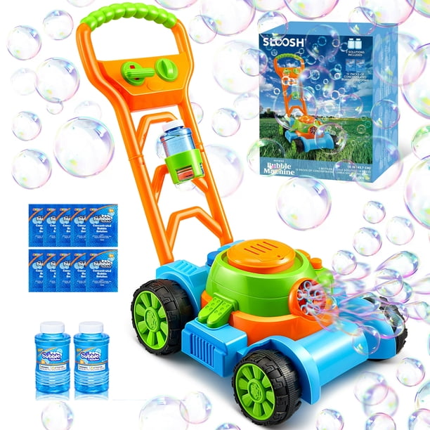 Joyfy Cortac Sped de Burbujas (Azul) para Niño Preescolar, Máquina de Burbujas Juguetes de Verano al Aire Ltima Intervensi