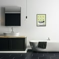 thumbnail image 2 of Stupell Industries Bear in Patterned Bathroom Animals & Insects Painting Black Framed Art Print Wall Art, 16 x 20, 2 of 8