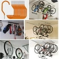 thumbnail image 5 of 12 Pcs Crochets de Rangement pour Vélo Orange Robustes Crochets Muraux pour Vélo Grands Crochets à Vis pour Mur, Plafond Assurant une Utilisation Durable, 5 of 5