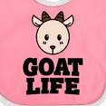 thumbnail image 4 of Inktastic Goat Life Boys or Girls Baby Bib, 4 of 4