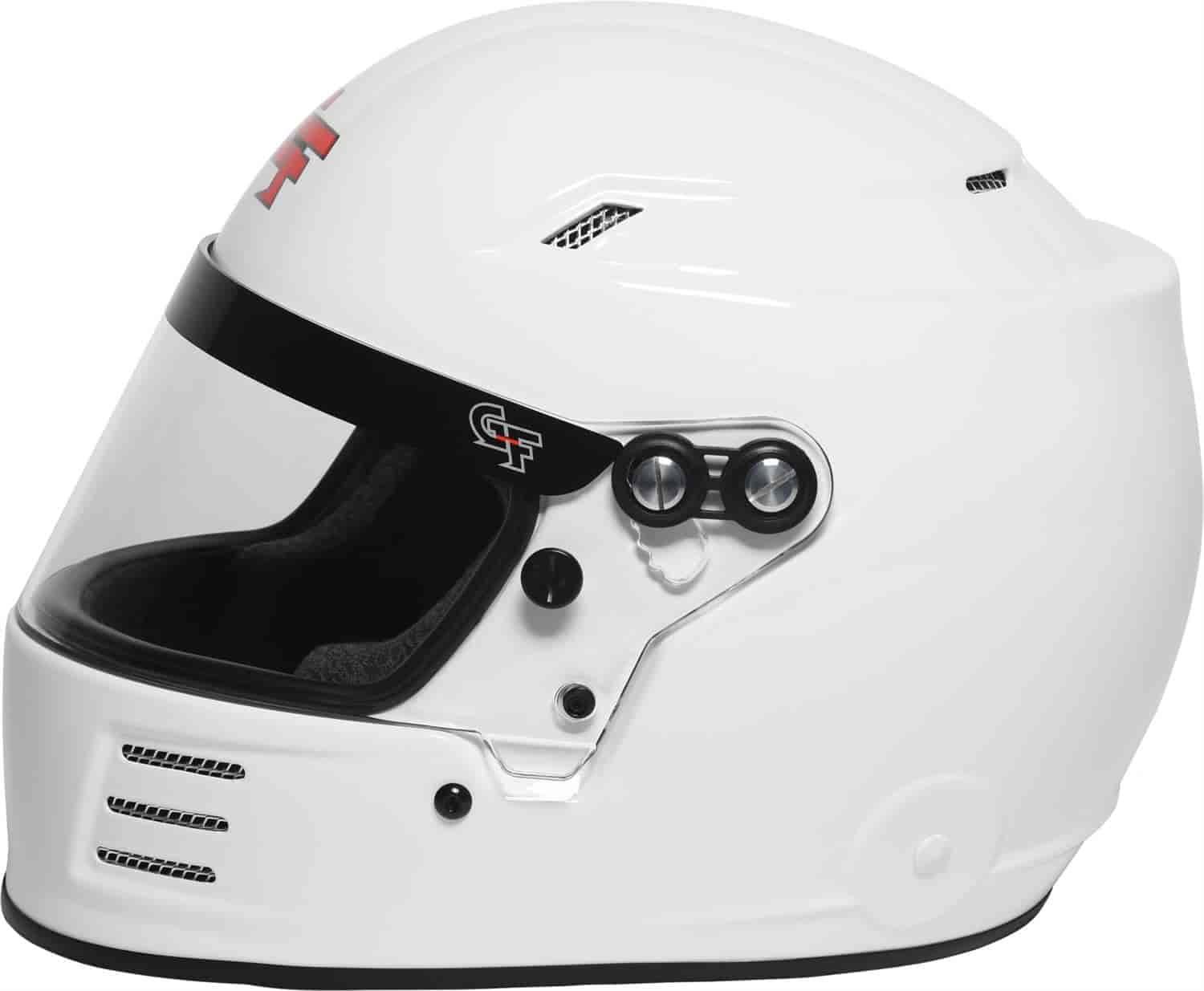 G-FORCE 3419WH RookieAuto Racing Helmet Full Face SFI 24.1 - One Size Fits All - White