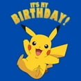 thumbnail image 2 of Boys Pokemon Pikachu It's My Birthday T Shirt, 2 of 5