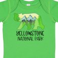 thumbnail image 4 of Inktastic Yellowstone National Park Mountains and Bear Shape Boys or Girls Baby Bodysuit, 4 of 5